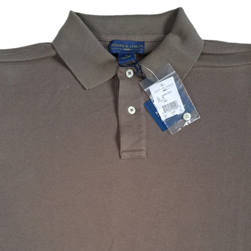 Joseph & Lyman NWT Long Sleeve Polo Shirt Size M - Picture 4 of 4